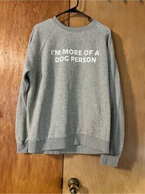 Target x The Cuddle Collab I'm More of a Dog Person Sweatshirt, size XL